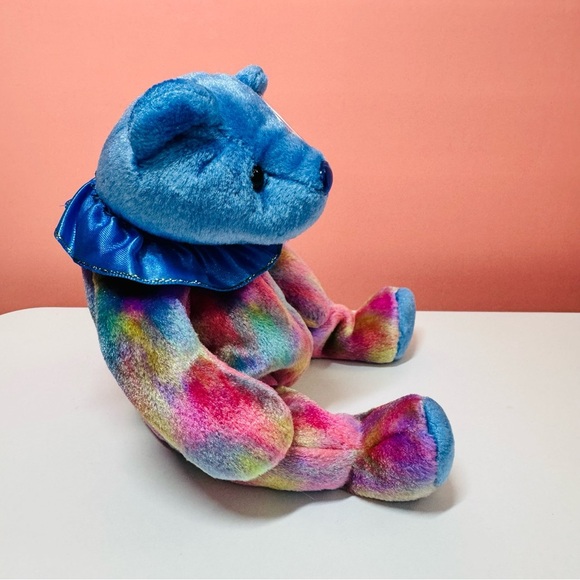 TY Birthday Beanie Baby Bear – September with Sapphire Nose & Tag (2001) - Picture 4 of 9